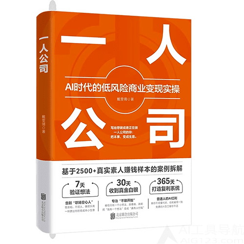 《一人公司:AI时代的低风险商业变现实》 《一人公司:AI时代的低风险商业变现实》